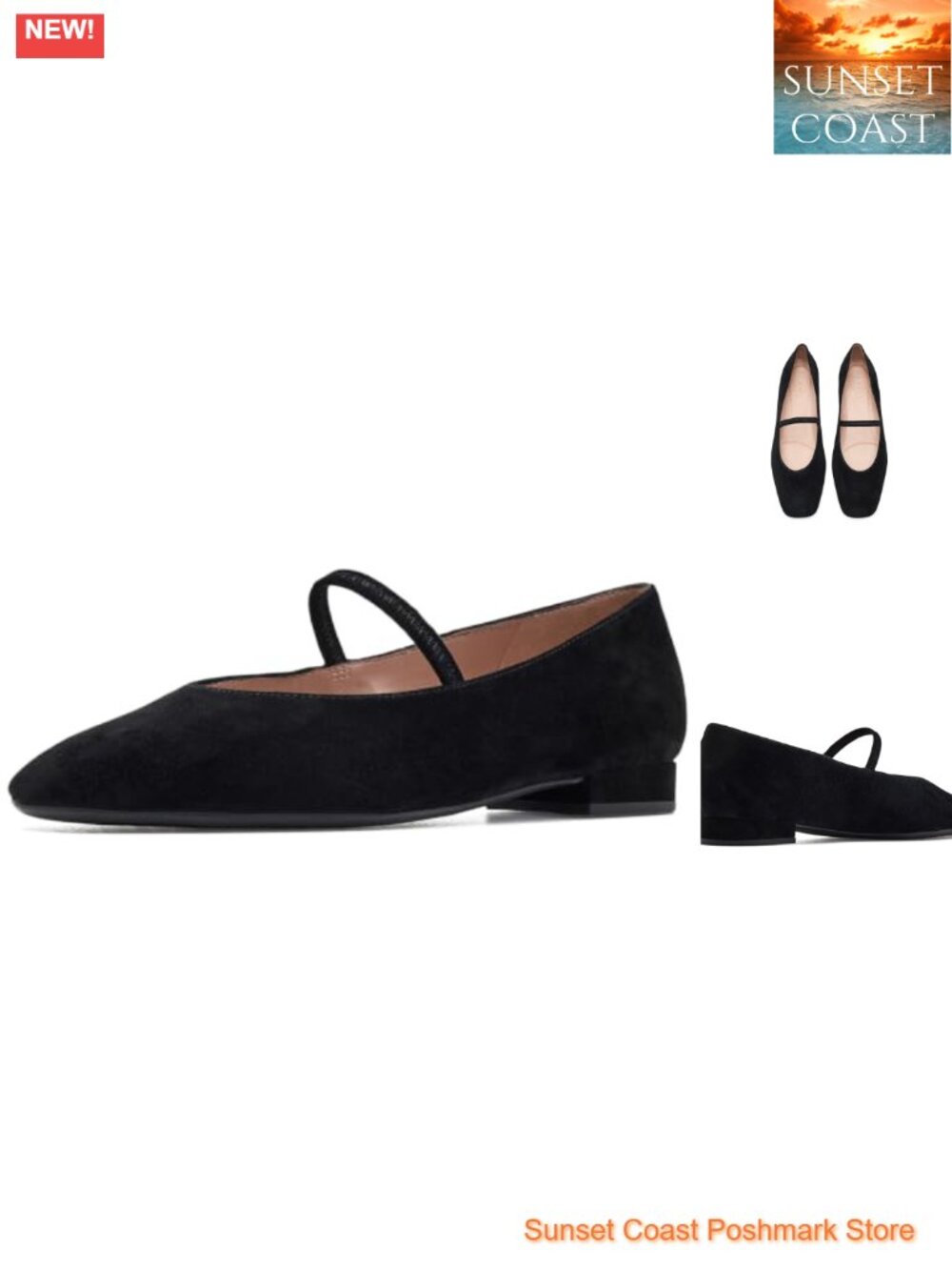 Cole Haan Go-To Valinda Mary Jane Ballet Flats Leather Business Casual